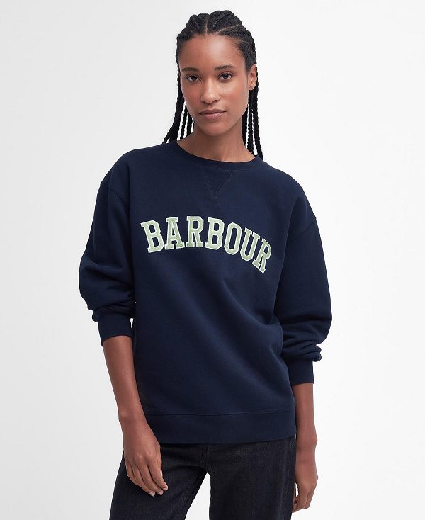 Barbour Northumberland Sweatshirt Mørkeblå | BABO89689