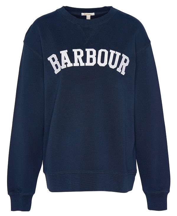 Barbour Northumberland Sweatshirt Mørkeblå | BABO89803