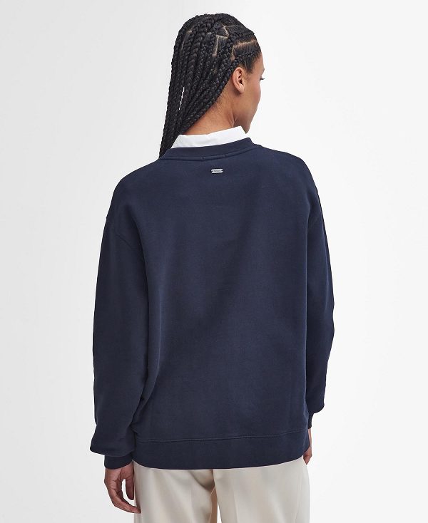 Barbour Northumberland Sweatshirt Mørkeblå | BABO89803