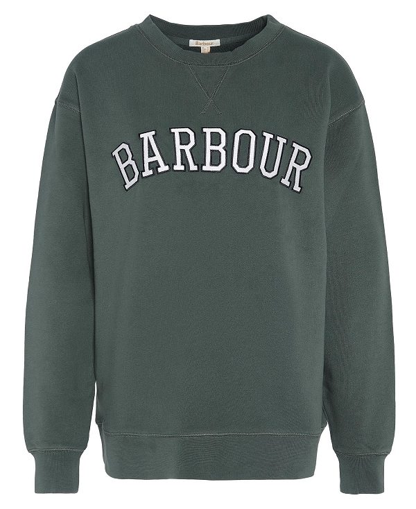 Barbour Northumberland Sweatshirt Olivengrøn | BABO89802