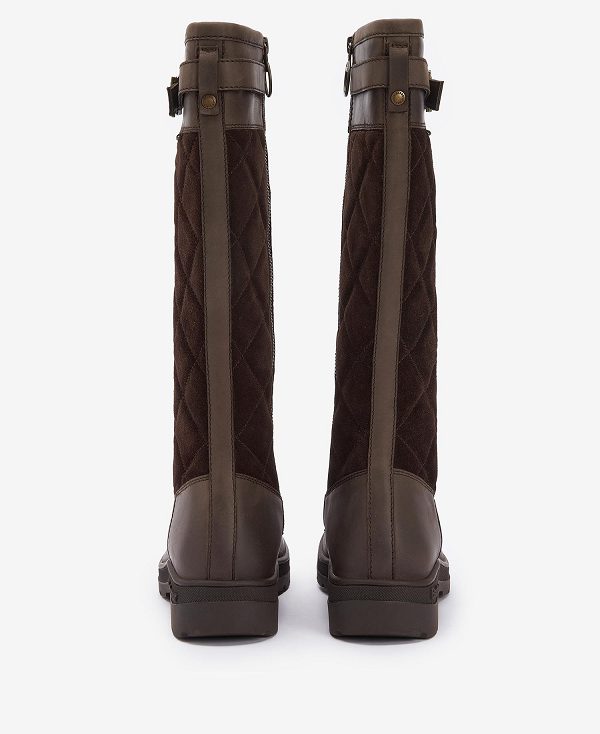 Barbour Oak Knee-high Boots Brune | BABO89873