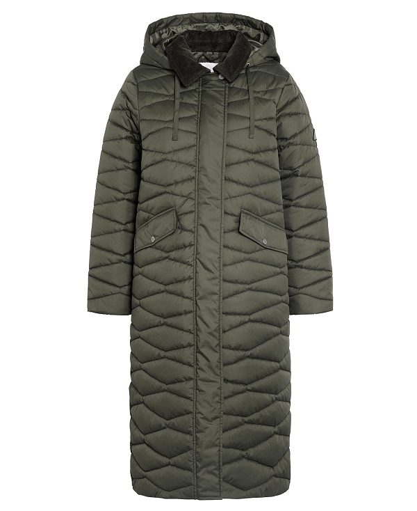 Barbour Oakfield Quilted Jacket Olivengrøn | BABO89281