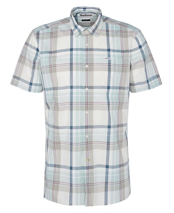 Barbour Oakfield Regular Short-sleeved Shirt Flerfarvede | BABO87768