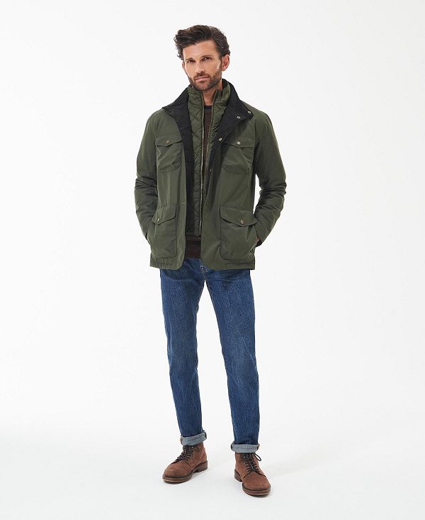 Barbour Ogston Waterproof Jacket Grøn | BABO87416