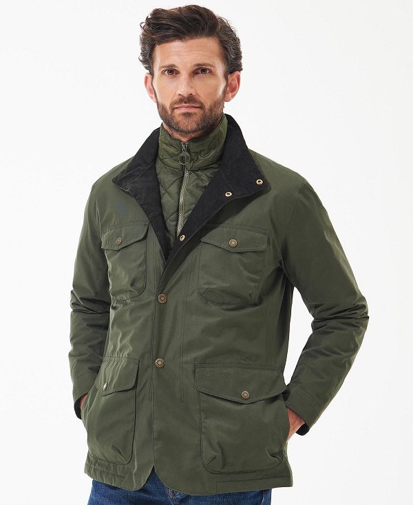 Barbour Ogston Waterproof Jacket Grøn | BABO87416