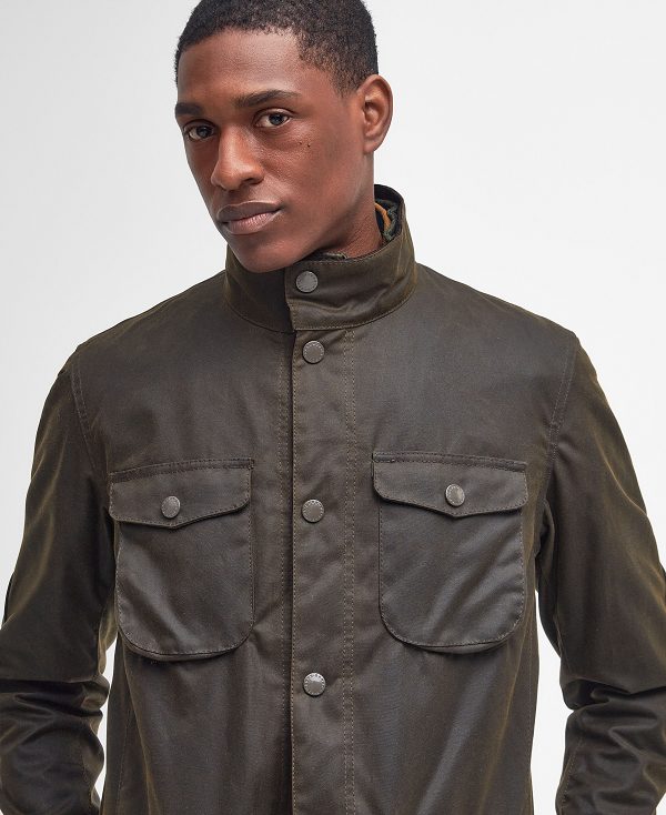 Barbour Ogston Wax Jacket Olivengrøn | BABO87252