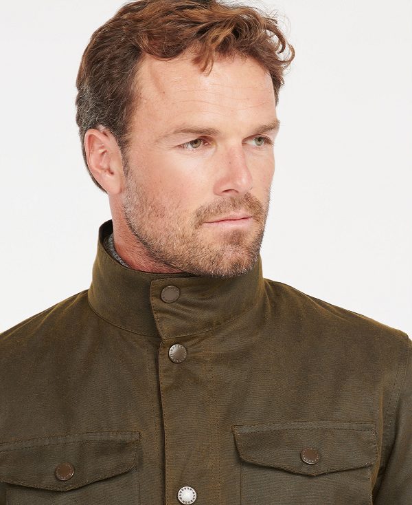 Barbour Ogston Wax Jacket Olivengrøn | BABO87252