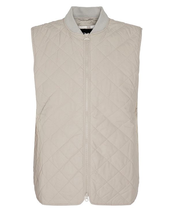 Barbour Orton Quilted Gilet Grå | BABO87506