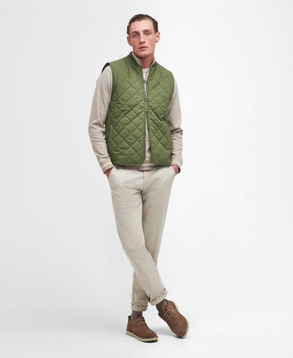 Barbour Orton Quilted Gilet Grøn | BABO87563