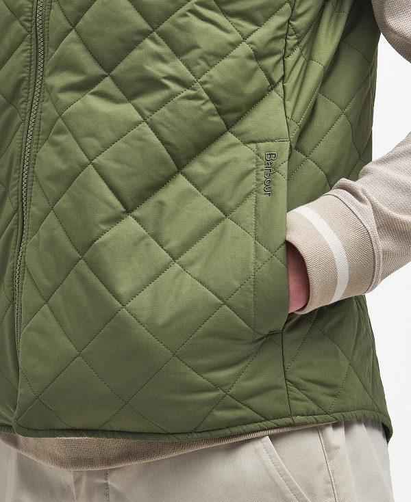 Barbour Orton Quilted Gilet Grøn | BABO87563