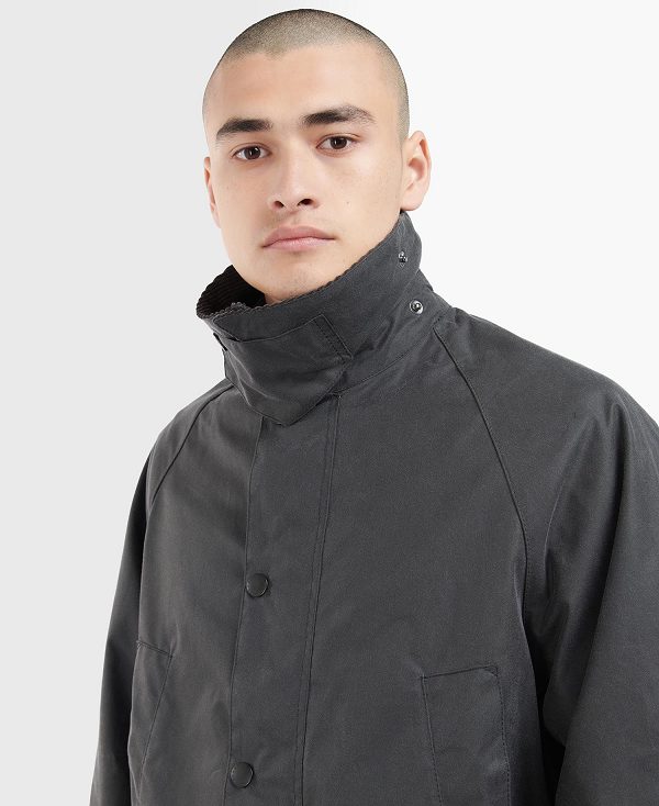 Barbour Os Bedale Wax Jacket Grå | BABO87258