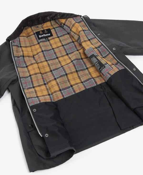 Barbour Os Bedale Wax Jacket Grå | BABO87258