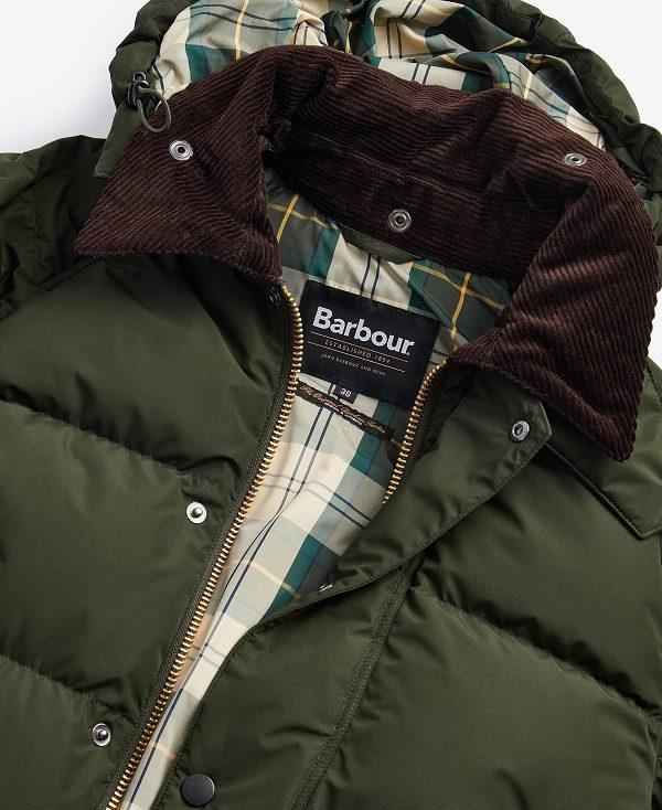 Barbour Oversized Beaufort Puffer Jacket Sort | BABO87388