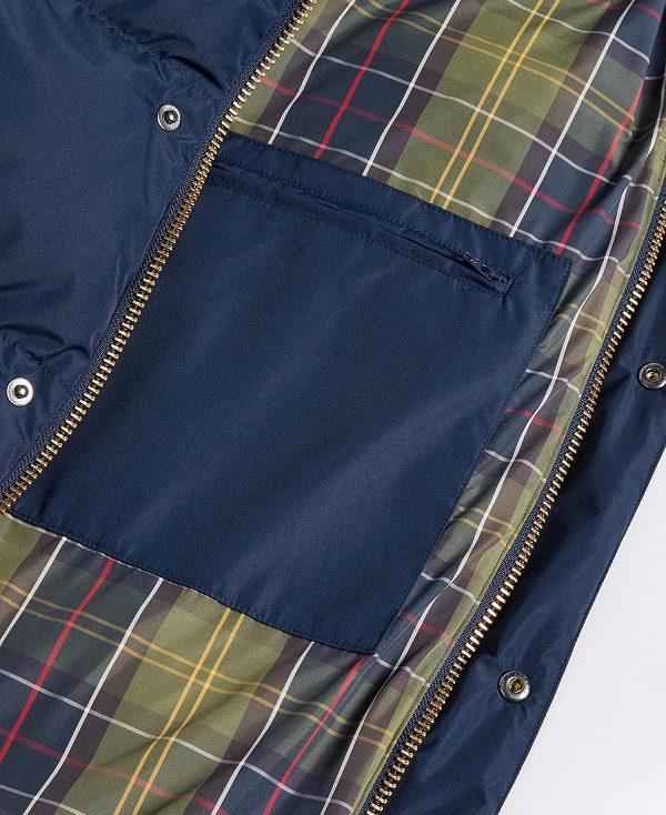 Barbour Oversized Beaufort Puffer Jacket Mørkeblå | BABO87389