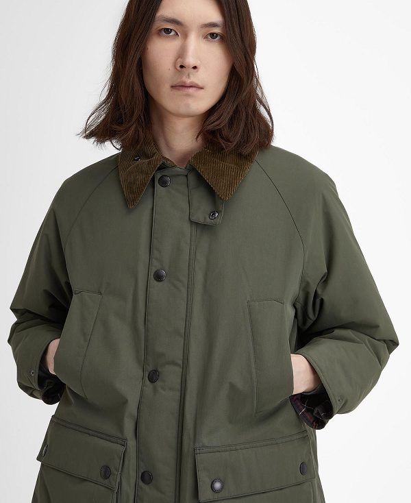 Barbour Oversized Bedale Padded Jacket Grøn | BABO87498