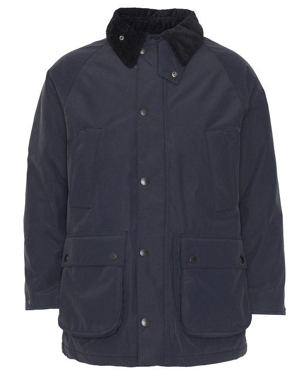 Barbour Oversized Bedale Padded Jacket Sort | BABO87500