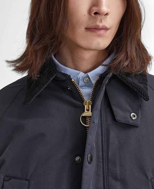 Barbour Oversized Bedale Padded Jacket Sort | BABO87500