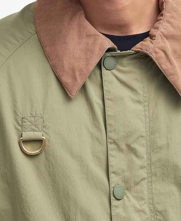 Barbour Oversized Spey Showerproof Jacket Olivengrøn | BABO87435