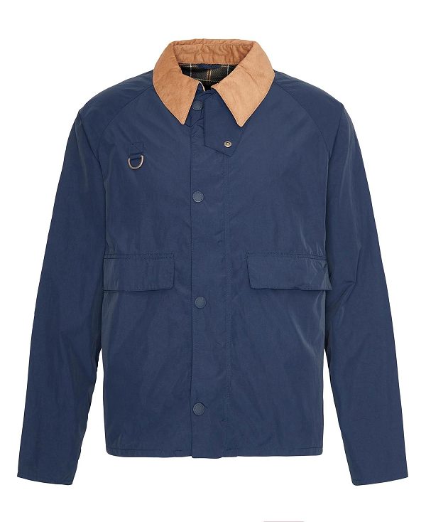 Barbour Oversized Spey Showerproof Jacket Mørkeblå | BABO87436