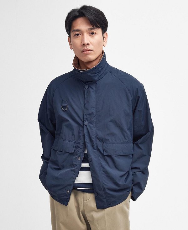 Barbour Oversized Spey Showerproof Jacket Mørkeblå | BABO87436