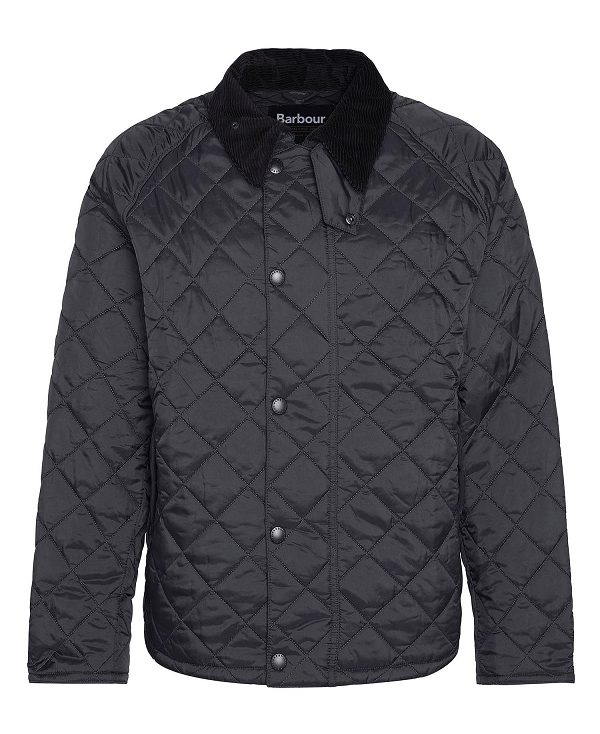 Barbour Oversized Transport Quilted Jacket Sort | BABO87385