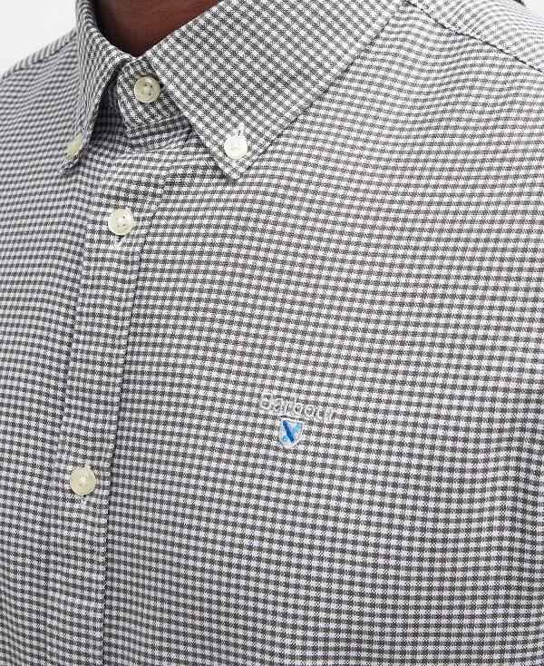 Barbour Oxford Tailored Long-sleeved Gingham Shirt Grøn | BABO87713