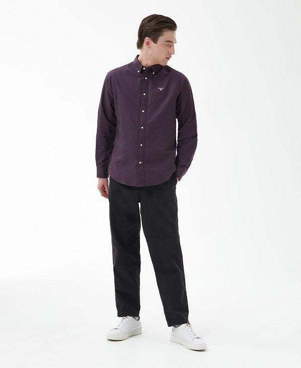 Barbour Oxford Tailored Shirt Lilla | BABO87884