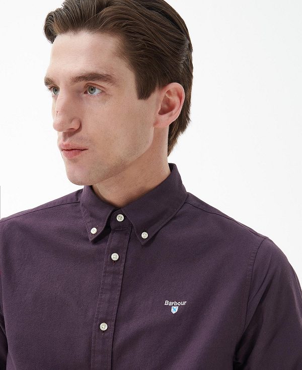 Barbour Oxford Tailored Shirt Lilla | BABO87884