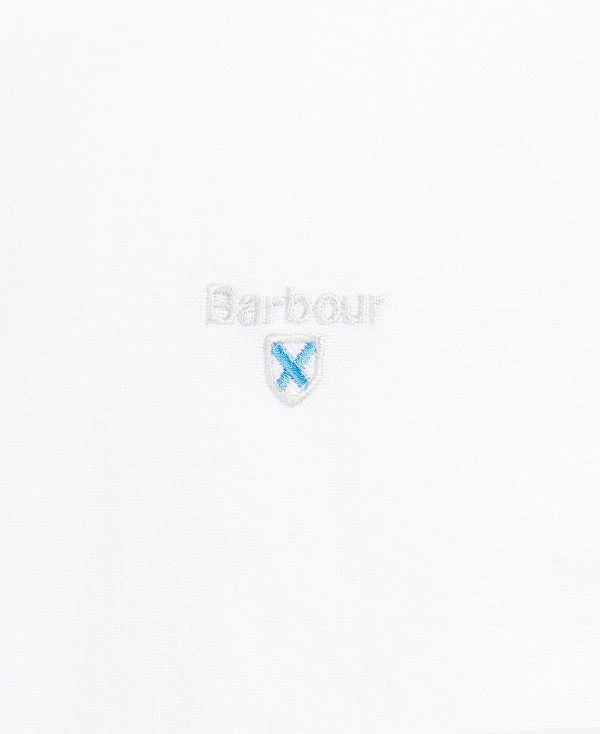 Barbour Oxford Tailored Short-sleeved Shirt Hvide | BABO87650