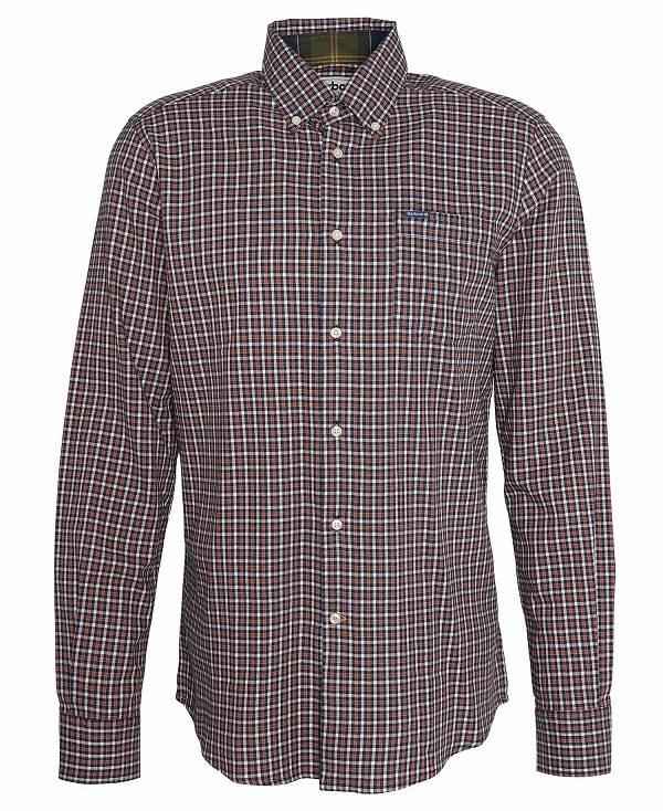 Barbour Padshaw Tailored Long-sleeved Shirt Mørkeblå | BABO87818