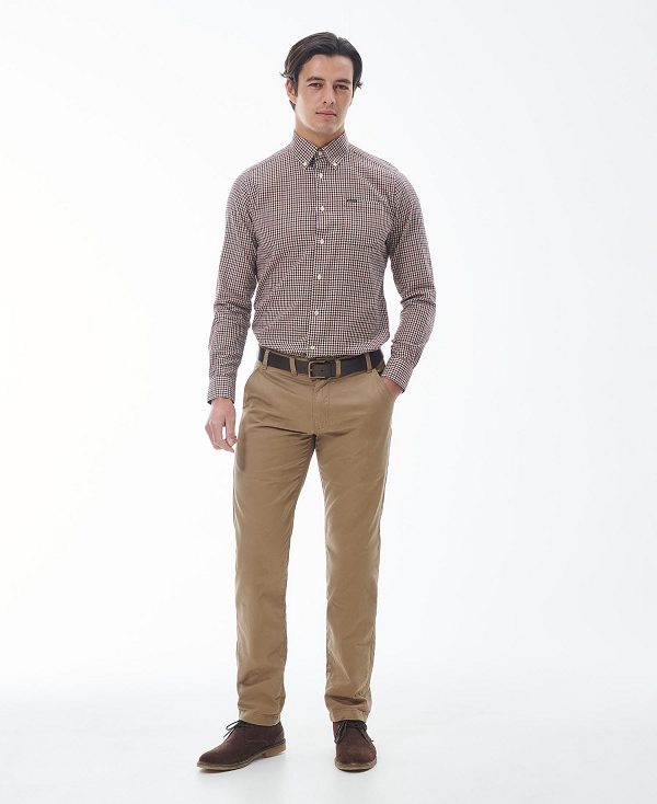 Barbour Padshaw Tailored Shirt Beige | BABO87819