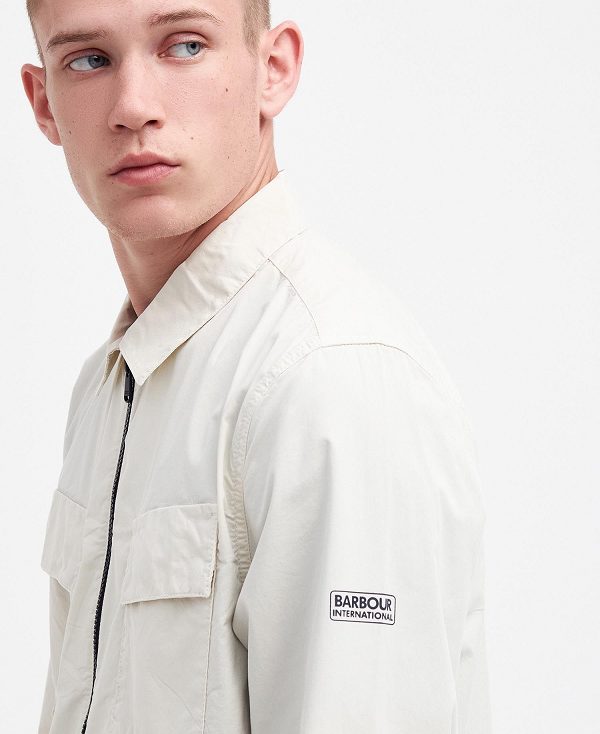 Barbour Parson Overshirt Beige | BABO87970