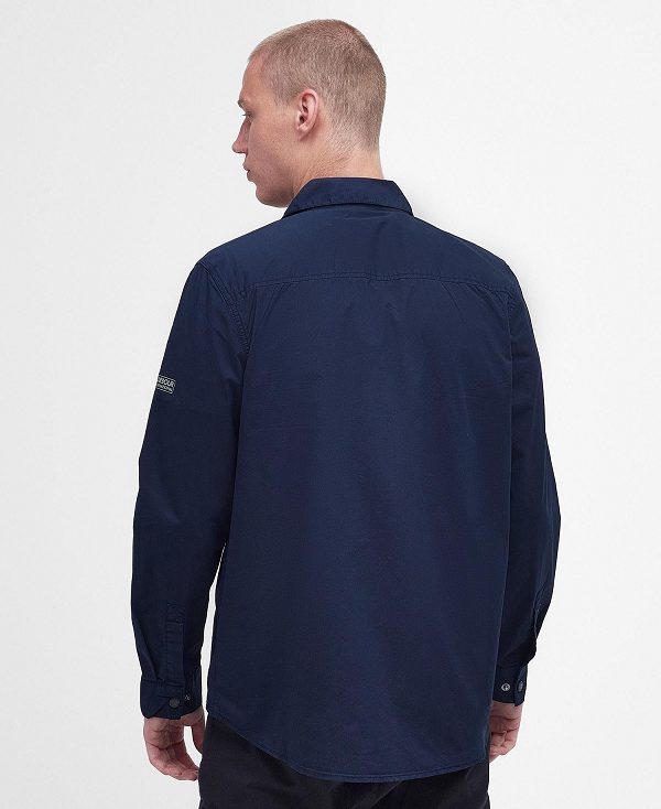 Barbour Parson Overshirt Mørkeblå | BABO87974