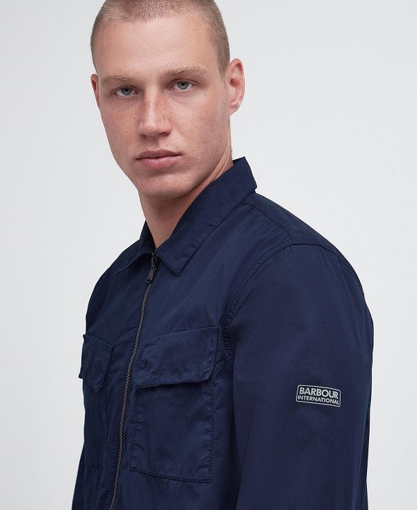 Barbour Parson Overshirt Mørkeblå | BABO87974