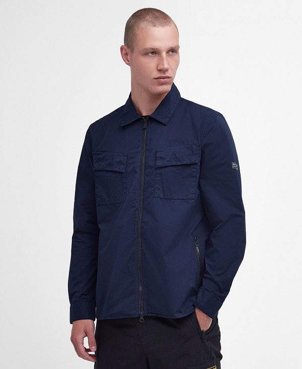 Barbour Parson Overshirt Mørkeblå | BABO87974