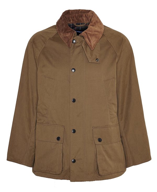 Barbour Peached Oversized Bedale Casual Jacket Mørkebrune | BABO87501