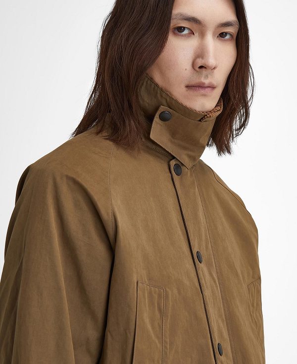 Barbour Peached Oversized Bedale Casual Jacket Mørkebrune | BABO87501