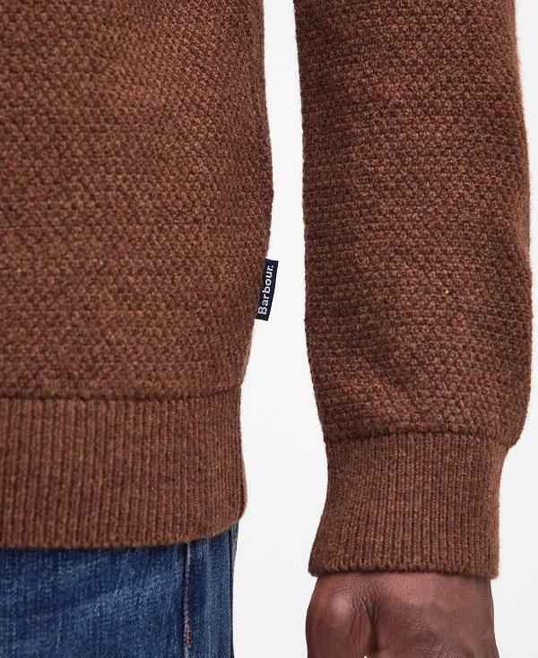 Barbour Pegswood Knitted Jumper Brune | BABO88600