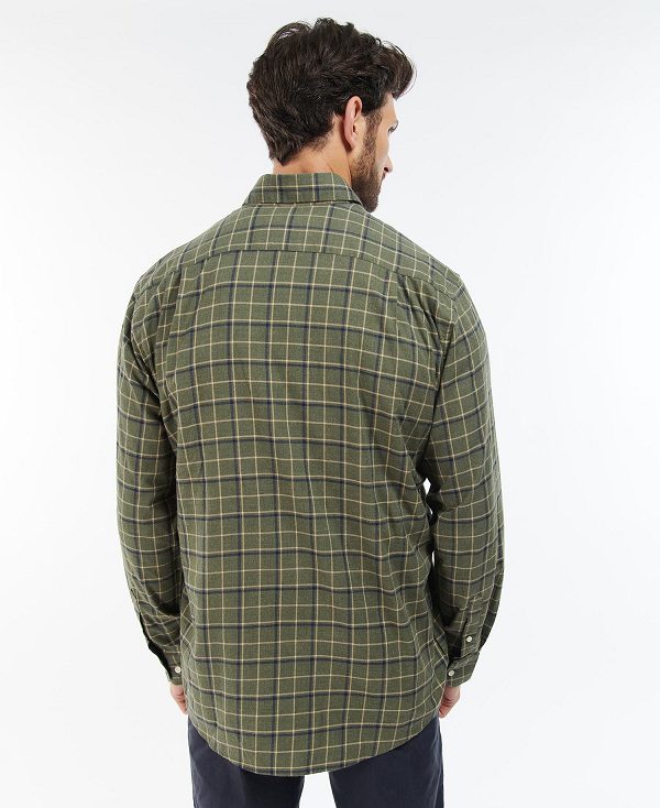 Barbour Pelton Shirt Olivengrøn | BABO87930