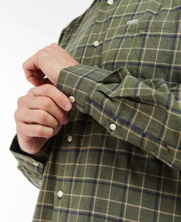 Barbour Pelton Shirt Olivengrøn | BABO87930