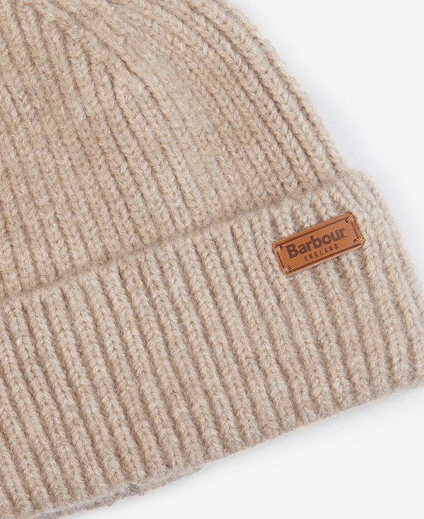 Barbour Pendle Beanie Beige | BABO90001