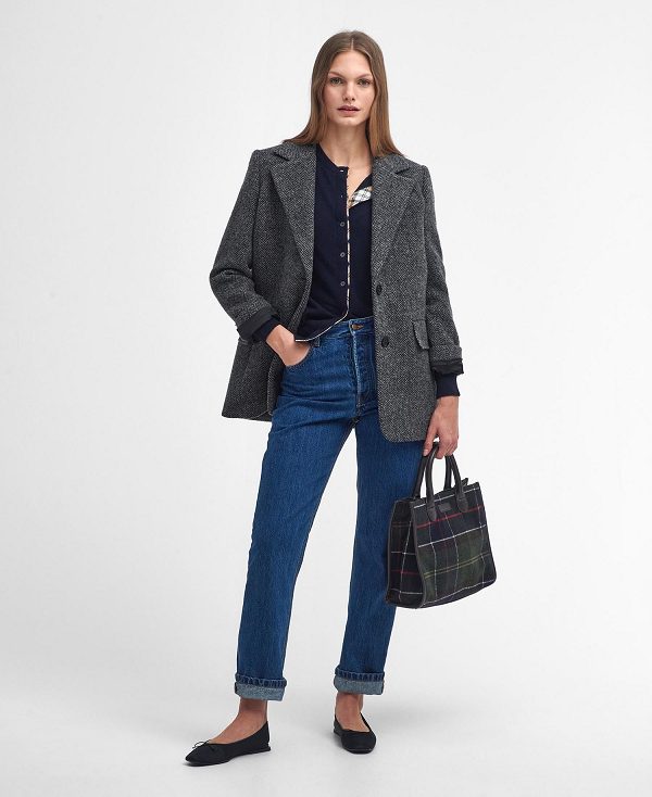 Barbour Pendle Cardigan Mørkeblå | BABO89778