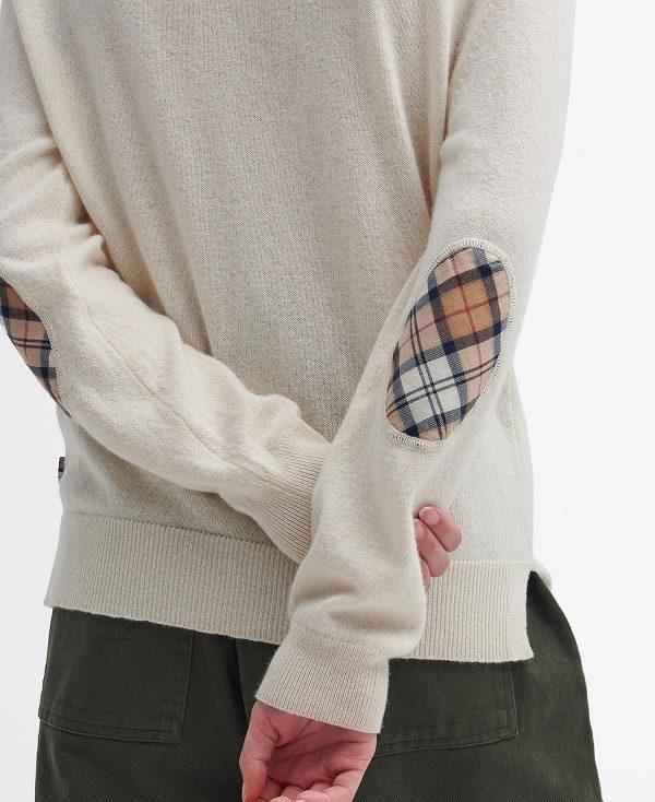 Barbour Pendle Roll-neck Jumper Beige | BABO89713