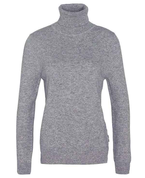 Barbour Pendle Roll-neck Jumper Grå | BABO89739