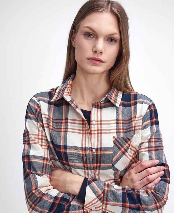 Barbour Pendula Regular Long-sleeved Shirt Tartan | BABO89510