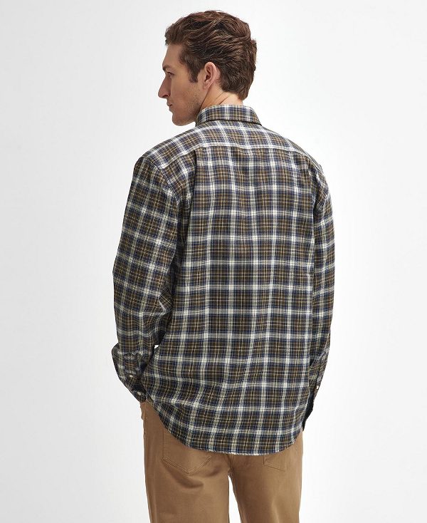 Barbour Penrice Regular Long-sleeved Shirt Mørkeblå | BABO87890