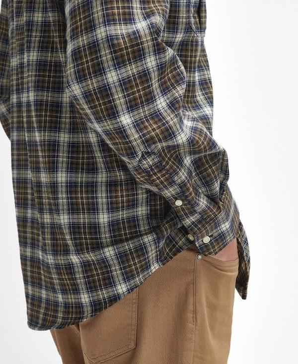 Barbour Penrice Regular Long-sleeved Shirt Mørkeblå | BABO87890