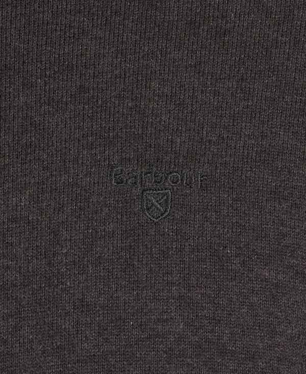 Barbour Pima Cotton Crew Neck Dyb Grå | BABO88581