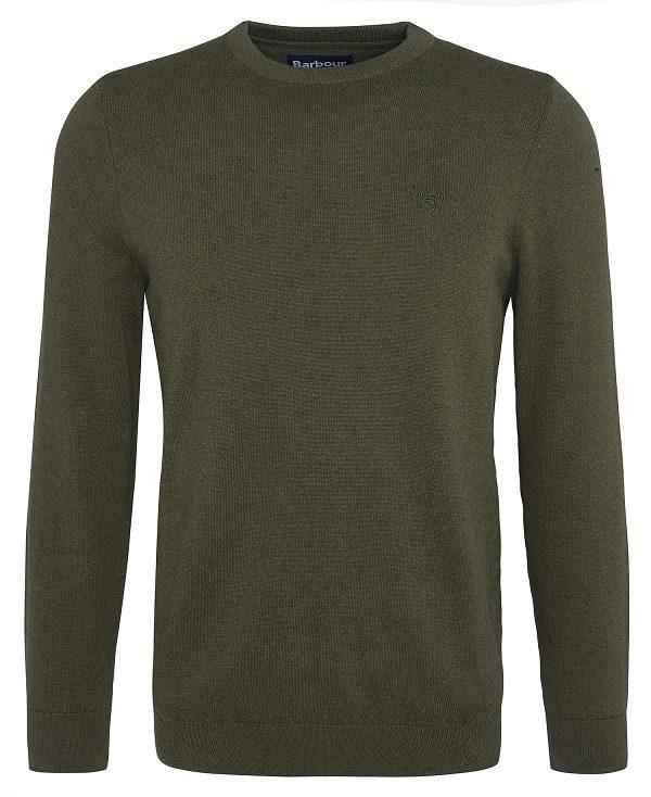 Barbour Pima Cotton Knitted Jumper Grøn | BABO88596