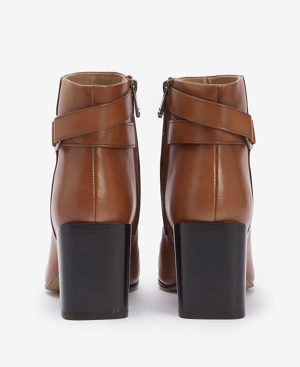 Barbour Piper Heeled Ankle Boots Brune | BABO89884